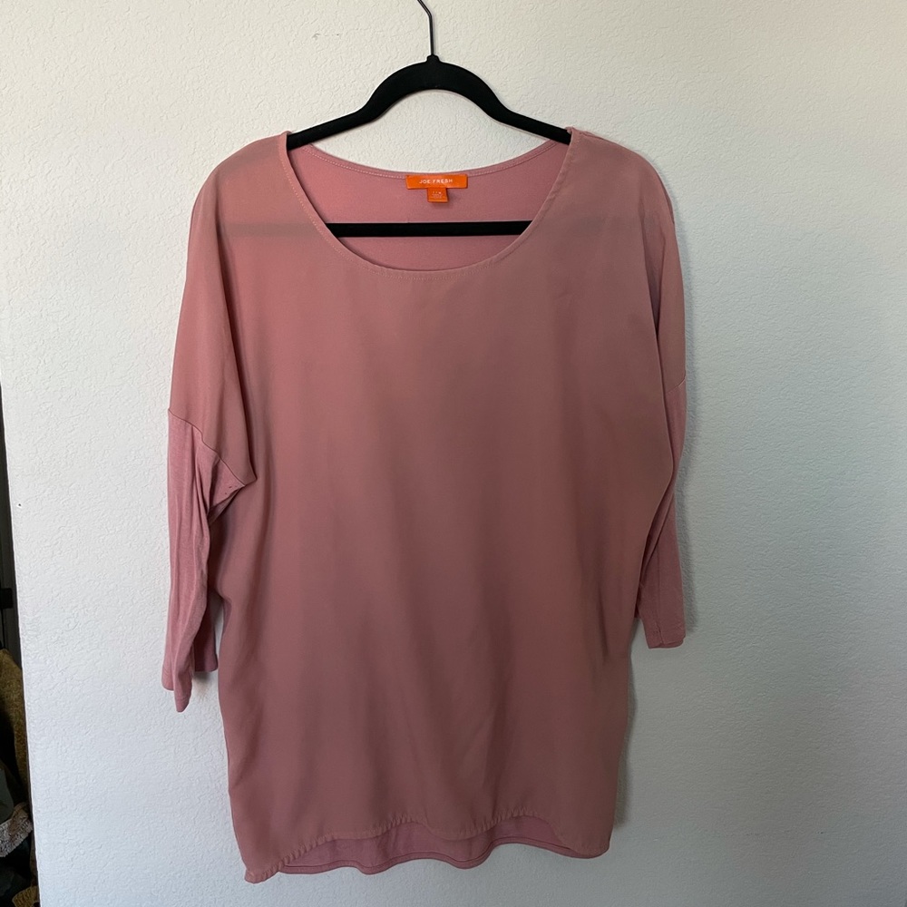 Mauve 3/4 sleeve blouse